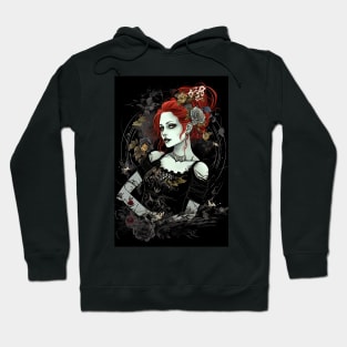 Goth Girl Emilie Autumn Design Hoodie